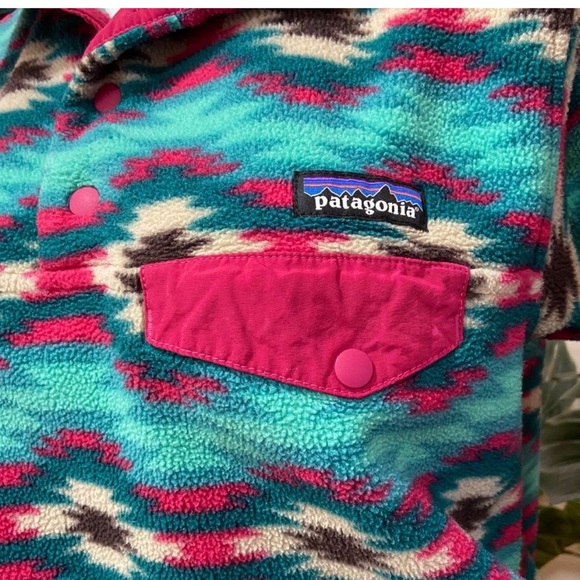 Patagonia Synchilla Boho Aztec Sweater RARE VTG - Picture 8 of 16